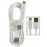 Cable de datos Samsung Micro USB Original / ECBDU4AWE Blanco (Bulk)