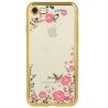 Carcasa de diseño de Flores DIAMOND a de Alta calidad para samsung J3 (2017) color Dorado