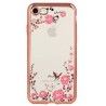 Carcasa de diseño de Flores DIAMOND a de Alta calidad para samsung J3 (2017) color Rosa