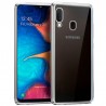 Carcasa Samsung A202 Galaxy A20e Borde Metalizado (Plata)