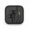 Auriculares HF Estéreo Calidad Premium ( Jack 3,5mm) compatible com Samsung / LG / Xiaomi / iPhone / Huawe Liso Negro