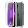 Funda Silicona 3D compatible con iPhone 14 Pro (Transparente Frontal + Trasera)
