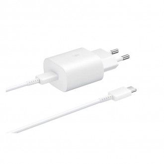 Cargador Samsung EP-TA800XWE (Type- C, 3A / 25W) - Solo Adaptador