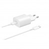 Cargador Samsung EP-TA800XWE (Type- C, 3A / 25W) - Incluido Cable Tipo C