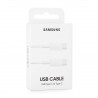Cable Original Carga Rápida Samsung EP-DA705BWE USB-C a USB-C 1m Blanco, Blíster